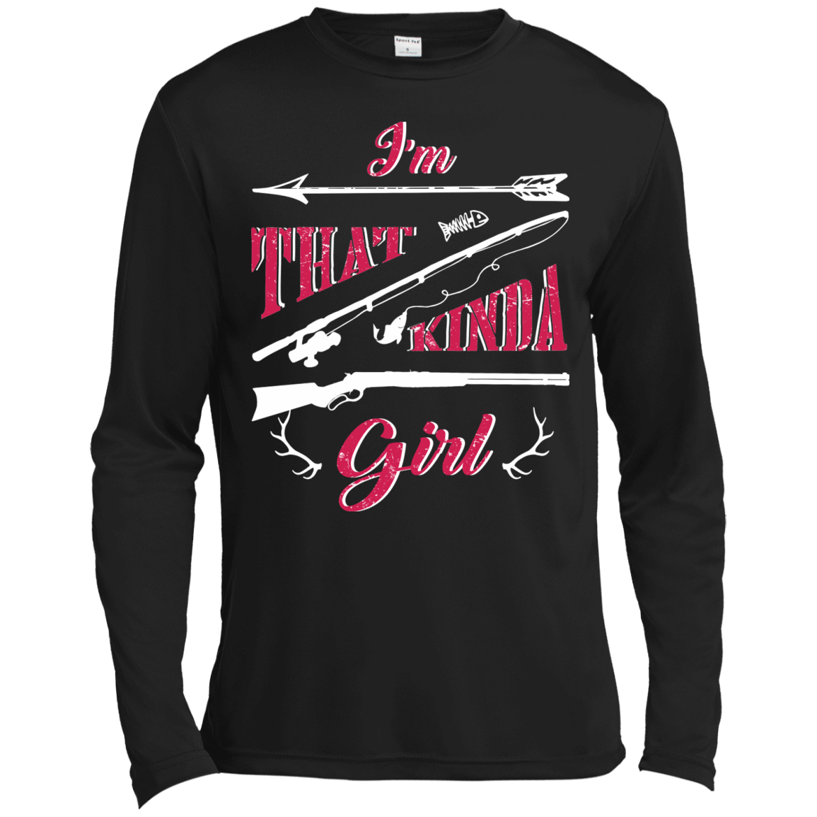 I'M THAT KINDA GIRL-T-Shirt & Hoodie-Long Sleeve T-Shirt-Black