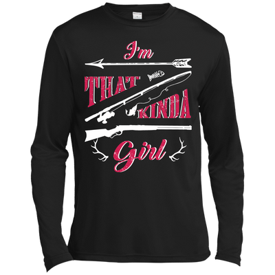 I'M THAT KINDA GIRL-T-Shirt & Hoodie-Long Sleeve T-Shirt-Black