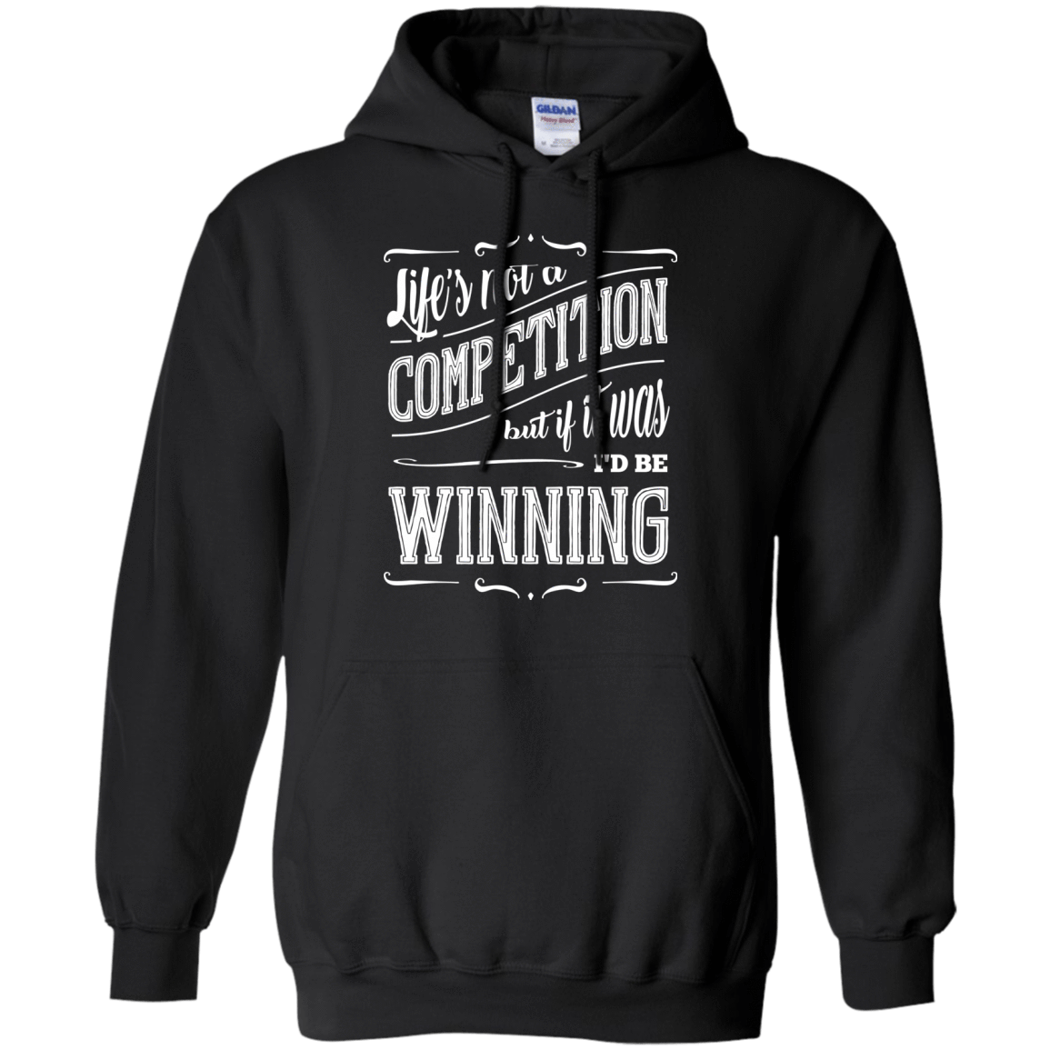 Life's Not A Competition-T-Shirt & Hoodie-Pullover Hoodie-Black