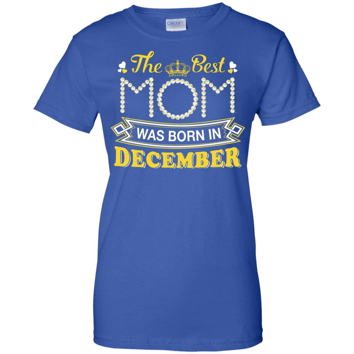 The Best Mom Was Born In December-T-Shirt & Hoodie-Women's T-Shirt-Royal