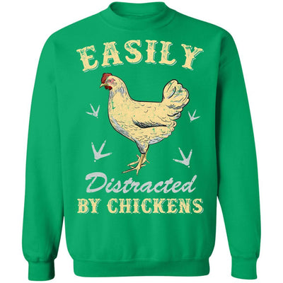 One Thankful Daddy Thanksgiving Day Family Matching Gift-T-Shirt & Sweatshirt-Crewneck Sweatshirt-Irish Green