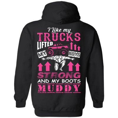 I Like My Trucks-T-Shirt & Hoodie-Pullover Hoodie-Black
