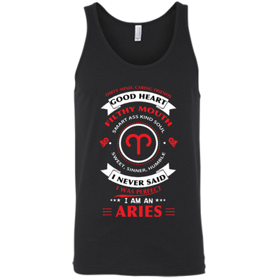 I'm An Aries-T-Shirt & Hoodie-Unisex Tank-Black