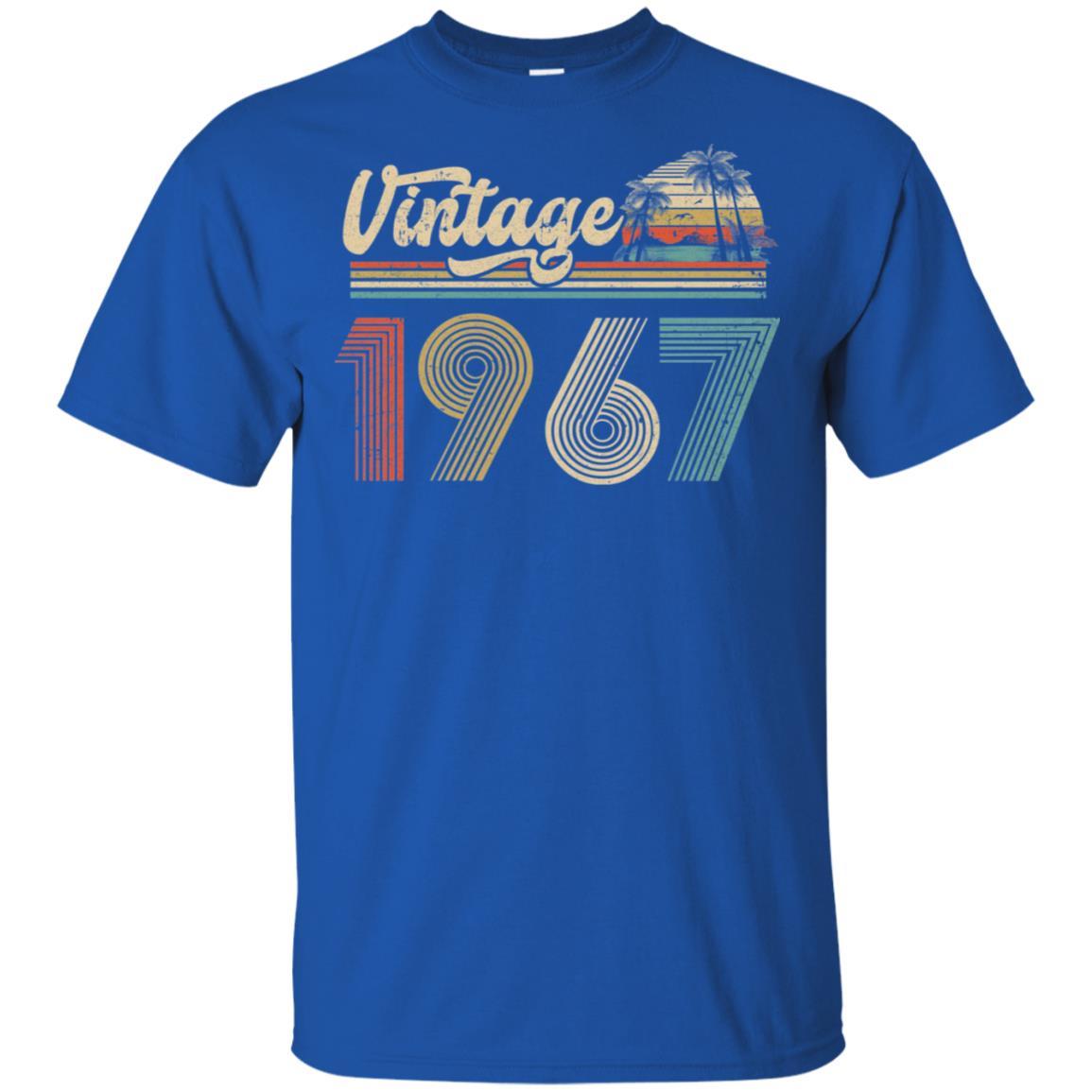 54th Birthday Gift Vintage 1967 Classic-T-Shirt & Hoodie-Classic T-Shirt-Royal