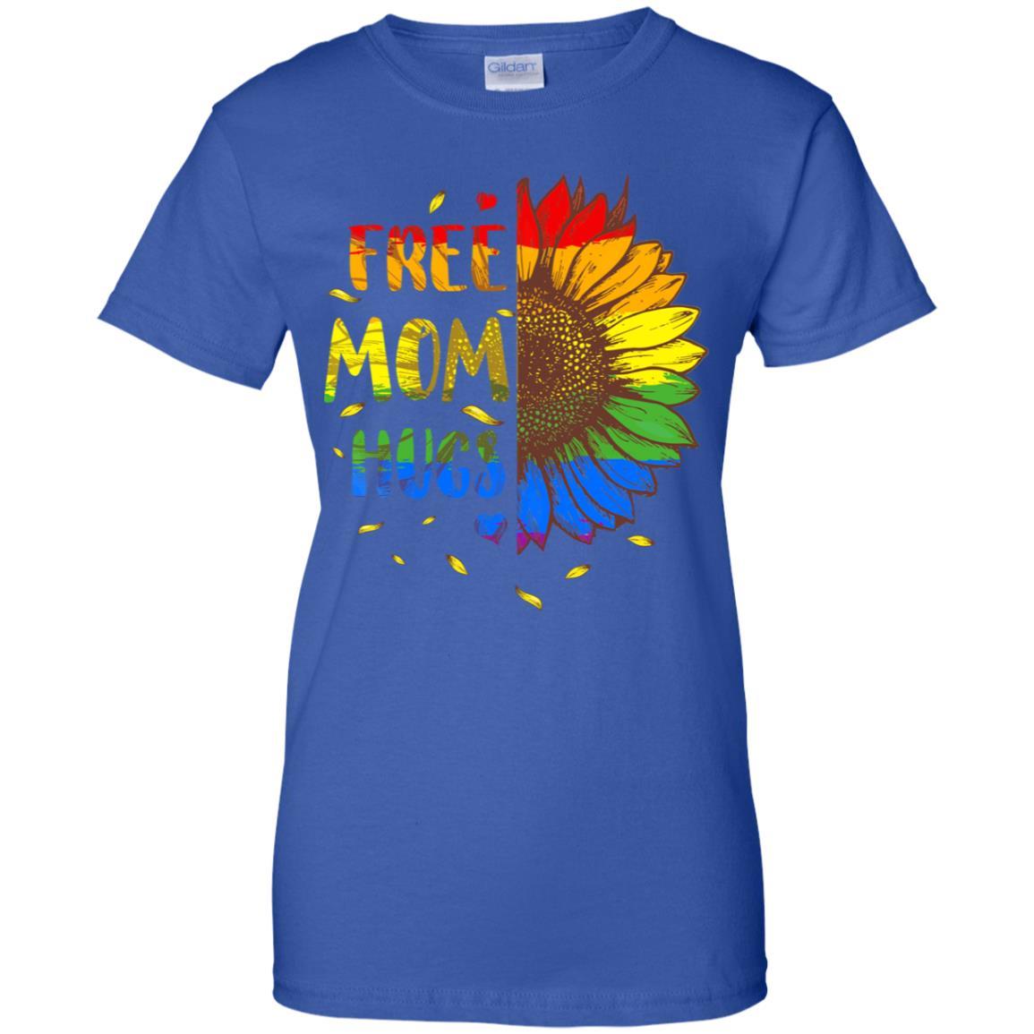 Free Mom Hugs-T-Shirt & Tank Top-Women's T-Shirt-Royal