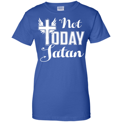 Not Today Satan-T-Shirt & Hoodie-Women's T-Shirt-Royal