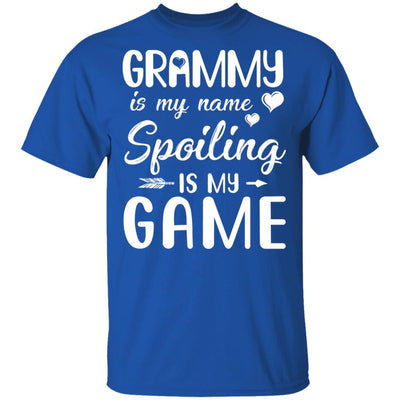 Grammy Is My Name Spoiling Is My Game Funny Mothers Day-T-Shirt & Tank Top-Classic T-Shirt-Royal