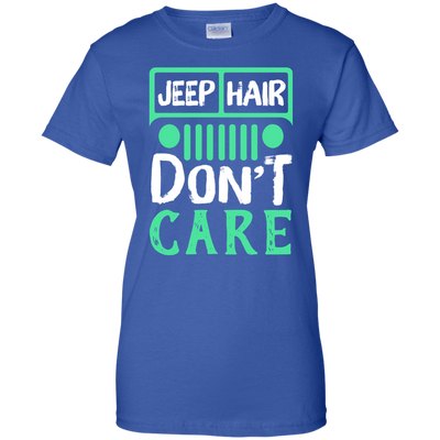 Jeep Hair Don't Care-T-Shirt & Hoodie-Women's T-Shirt-Royal