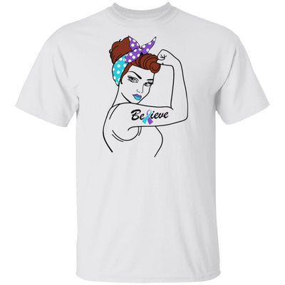Support Suicide Prevention Awareness Warrior Believe-T-Shirt & Hoodie-Classic T-Shirt-White