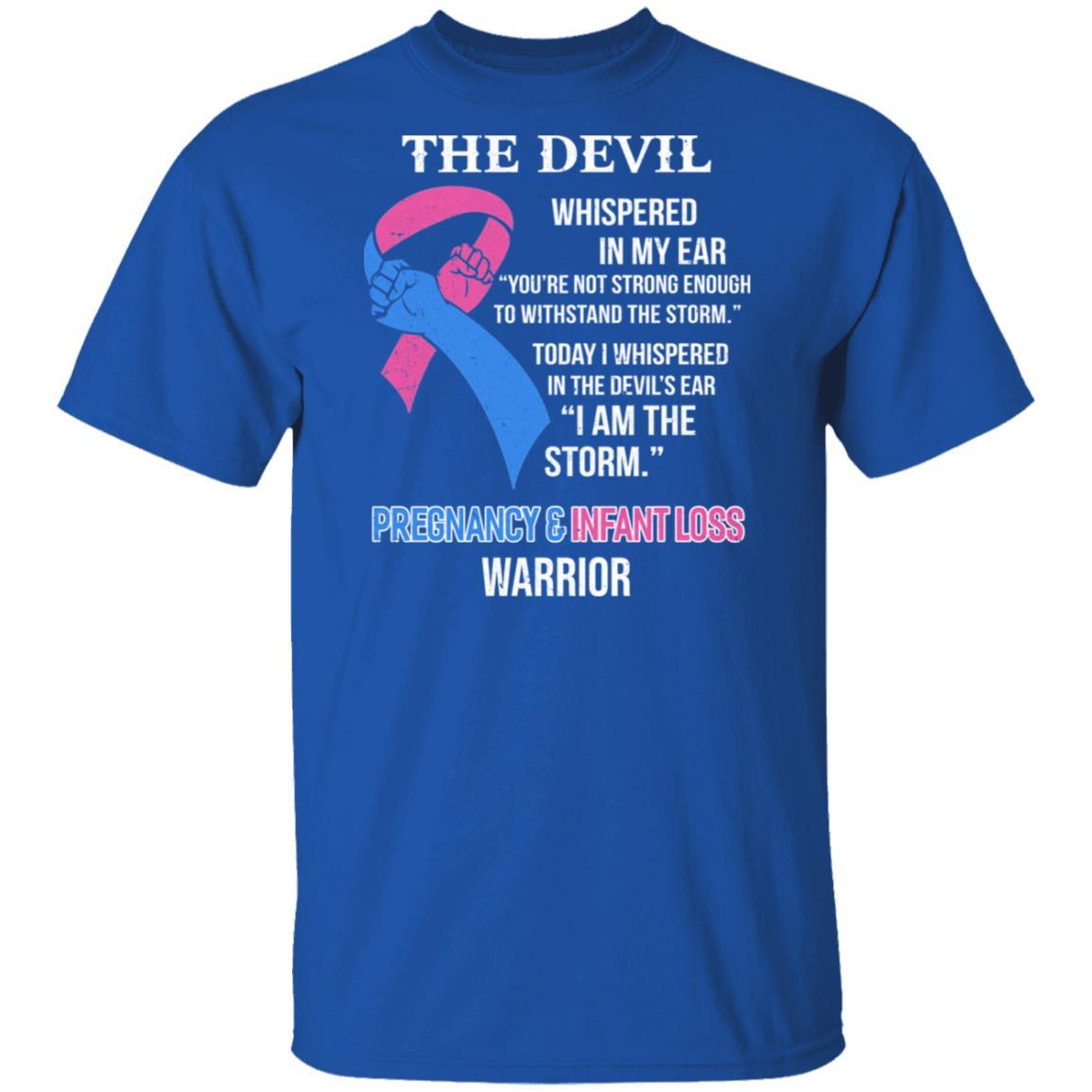 I Am The Storm Support Pregnancy Infant Loss Awareness-T-Shirt & Hoodie-Classic T-Shirt-Royal