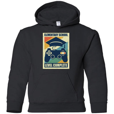 Elementary School Graduation Video Game Gamer Gifts Youth-Youth Shirt-Youth Pullover Hoodie-Black