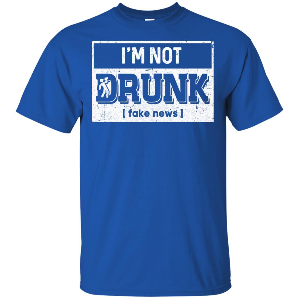 I'm Not Drunk Fake New St Patricks Day Drinking-T-Shirt & Hoodie-Classic T-Shirt-Royal