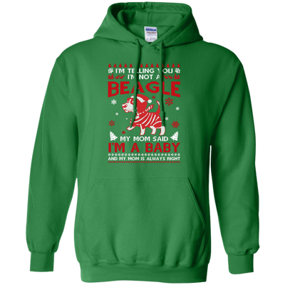 I'm Telling You I'm Not A Beagle-T-Shirt & Hoodie-Pullover Hoodie-Irish Green