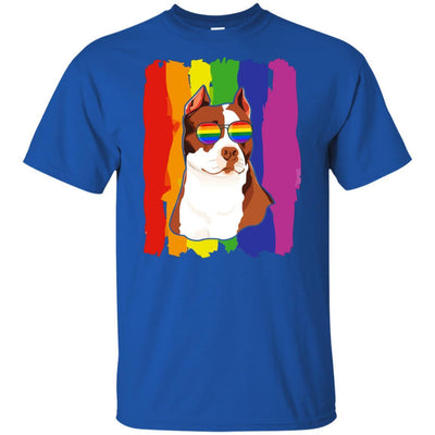 Funny Pit bull LGBT LGBT Pride Gifts-T-Shirt & Hoodie-Classic T-Shirt-Royal