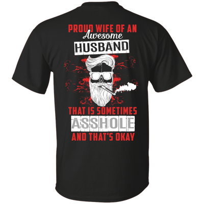 Proud Wife Of An Awesome Husband-T-Shirt & Hoodie-Classic T-Shirt-Black