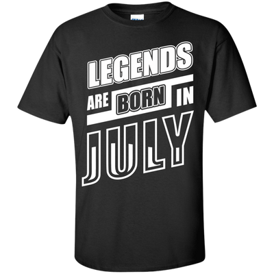Legends are born in JULY-T-Shirt & Hoodie-Classic T-Shirt-Black