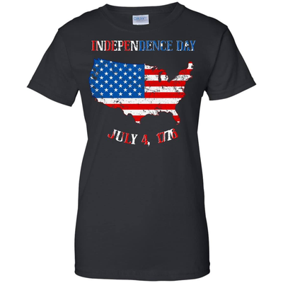 America Independence Day-T-Shirt & Hoodie-Women's T-Shirt-Black