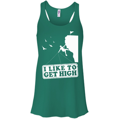 I Like To Get High-T-Shirt & Hoodie-Women's Flowy Racerback Tank-Kelly