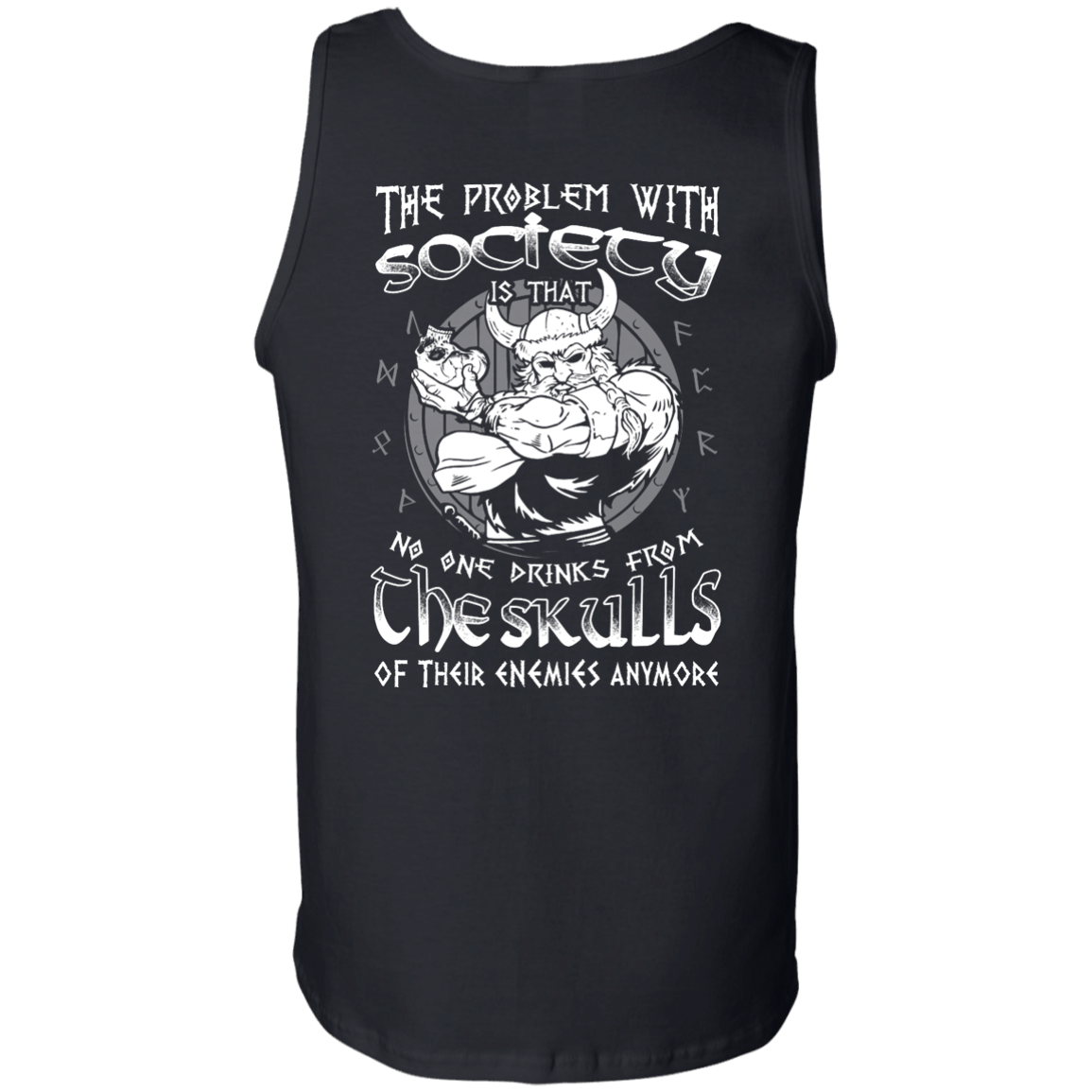 The Problem With Society-T-Shirt & Hoodie-Unisex Tank-Black