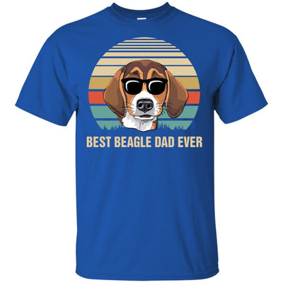 Vintage Beagle Dad Gifts Best Beagle Dad Ever-T-Shirt & Hoodie-Classic T-Shirt-Royal