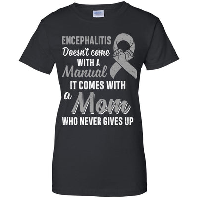 Encephalitis Awareness Mom Warrior Gifts-T-Shirt & Hoodie-Women's T-Shirt-Black