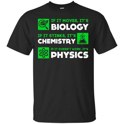 Biology Chemistry Physics Science Teacher-T-Shirt & Hoodie-Classic T-Shirt-Black