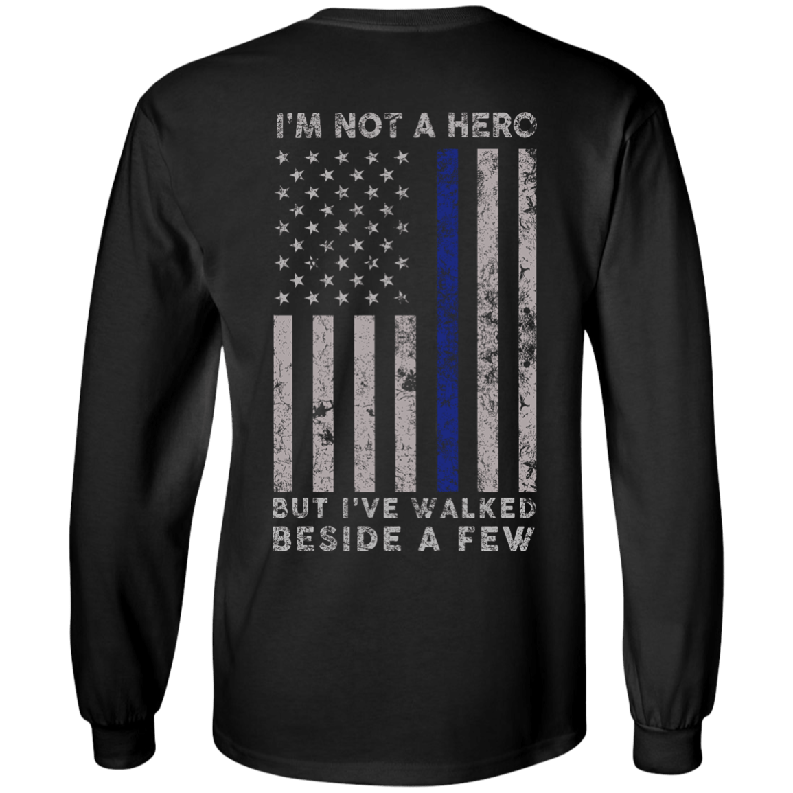 I'm Not A Hero-T-Shirt & Hoodie-Long Sleeve T-Shirt-Black