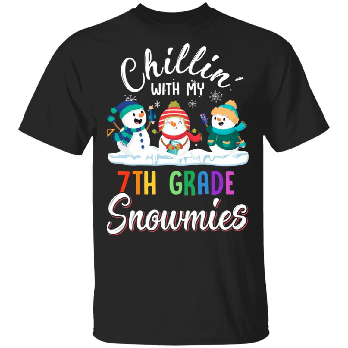 Chillin' With 7th Grade Snowmies Christmas Teacher Gifts