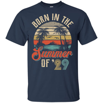 Classic Vintage 1929 92th Birthday Gift Summer Of 29-T-Shirt & Hoodie-Classic T-Shirt-Navy