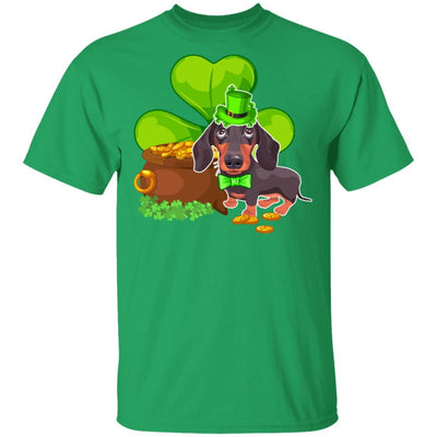 Dachshund St Patrick's Day Irish Dog Lover Funny Gifts-T-Shirt & Hoodie-Classic T-Shirt-Irish Green