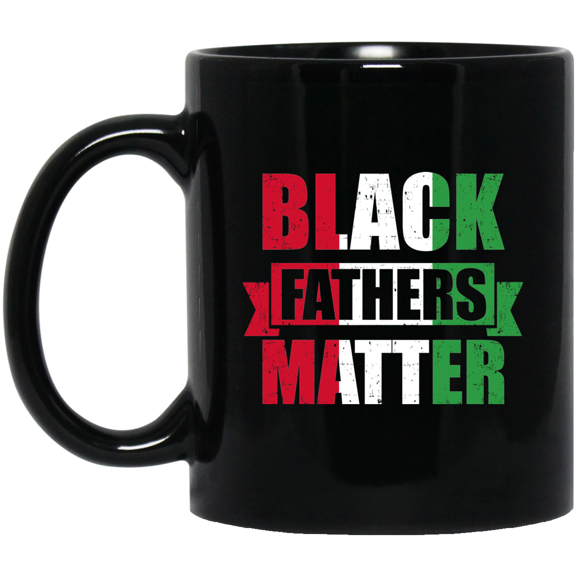 Black Fathers Matter Dad Fathers Day Mug