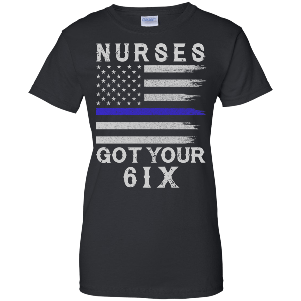 Nurse I Got Your Six-T-Shirt & Hoodie-Women's T-Shirt-Black