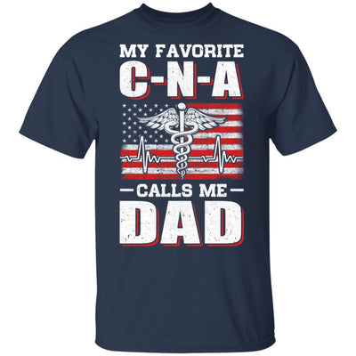 Nurse My Favorite CNA Calls Me Dad Father's Day Gifts-T-Shirt & Hoodie-Classic T-Shirt-Navy