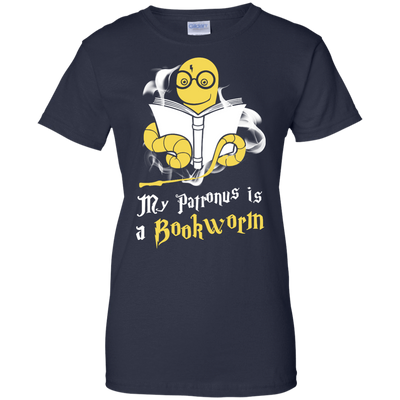 My Patronus Is A Bookworm T Shirt-T-Shirt & Hoodie-Women's T-Shirt-Navy