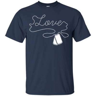 I'm A Soldier Love Military-T-Shirt & Hoodie-Classic T-Shirt-Navy