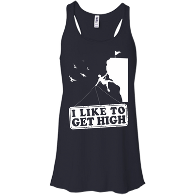 I Like To Get High-T-Shirt & Hoodie-Women's Flowy Racerback Tank-Midnight