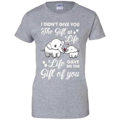I Didn't Give You The Gift Of Life Life Gave Me The Gift-T-Shirt & Hoodie-Women's T-Shirt-Sport Grey