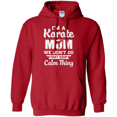 Funny Karate Mom Fighting Kyokushin Gifts-T-Shirt & Hoodie-Pullover Hoodie-Red
