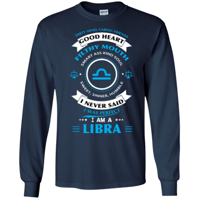 I'm A Libra-T-Shirt & Hoodie-Long Sleeve T-Shirt-Navy