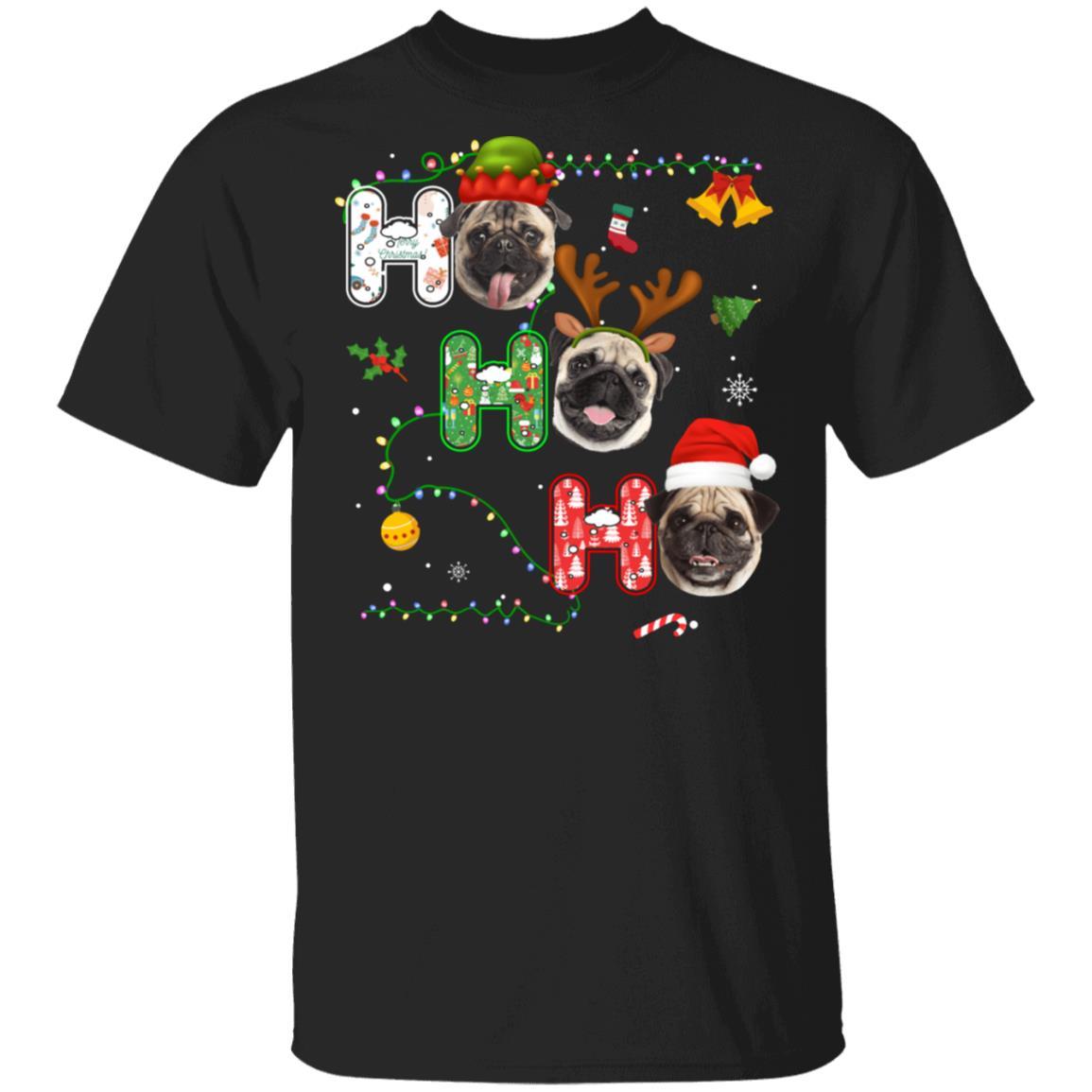 Christmas Ho Ho Ho Pug Lover Funny Xmas Gift