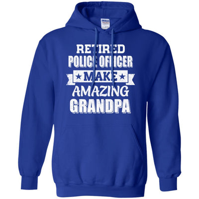 Funny Retired Police Officer Make Amazing Grandpa Gifts-T-Shirt & Hoodie-Pullover Hoodie-Royal