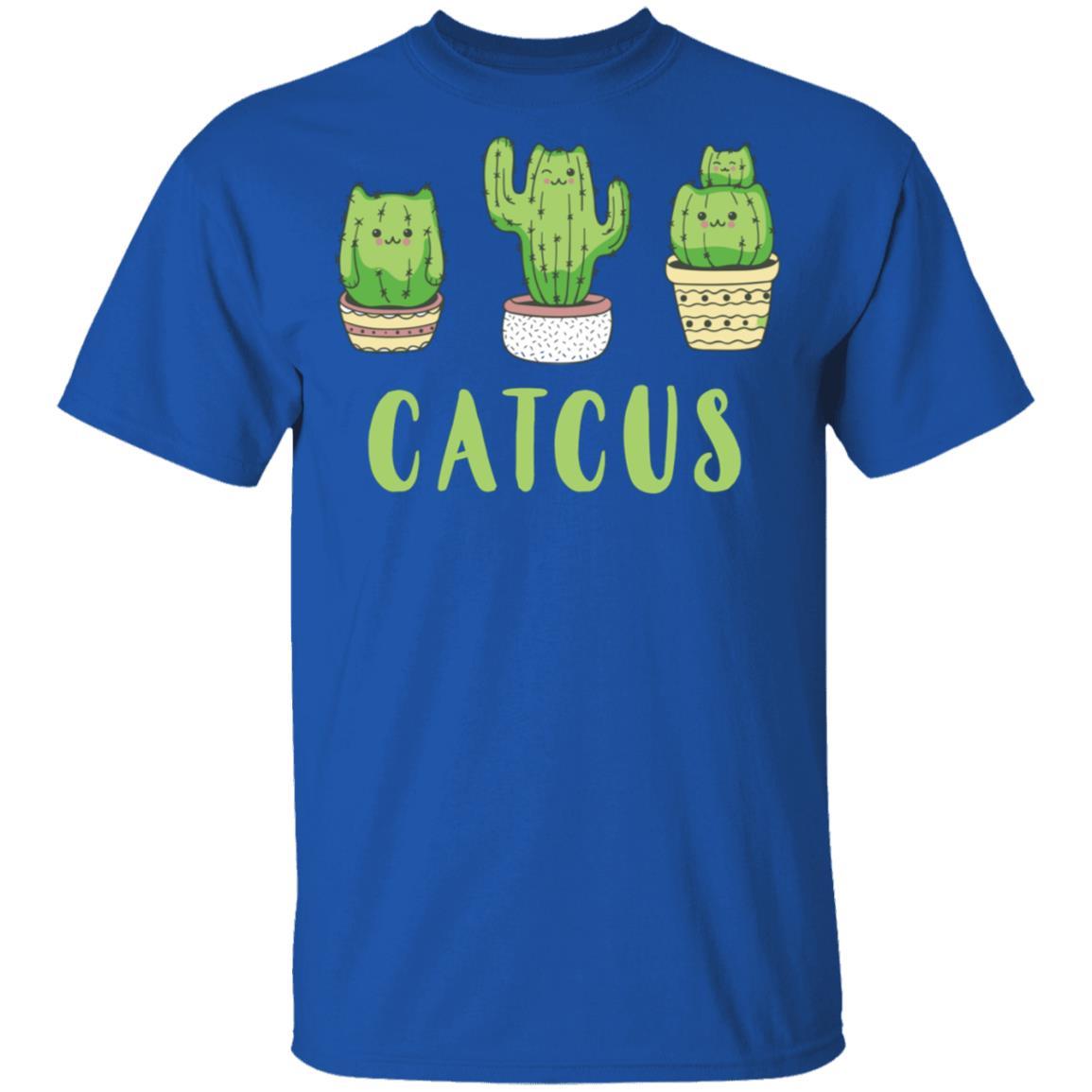 Catcus Funny Cat Cactus For Kitty Lovers-T-Shirt & Hoodie-Classic T-Shirt-Royal