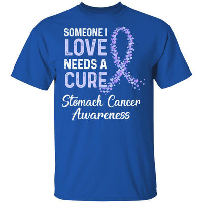 Someone I Love Needs Cure Stomach Cancer Awareness Warrior-T-Shirt & Hoodie-Classic T-Shirt-Royal