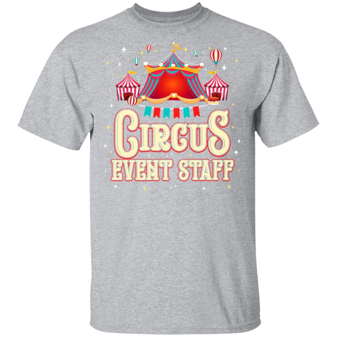 Circus Event Staff Circus Party Carnival Distressed-T-Shirt & Hoodie-Classic T-Shirt-Sport Grey