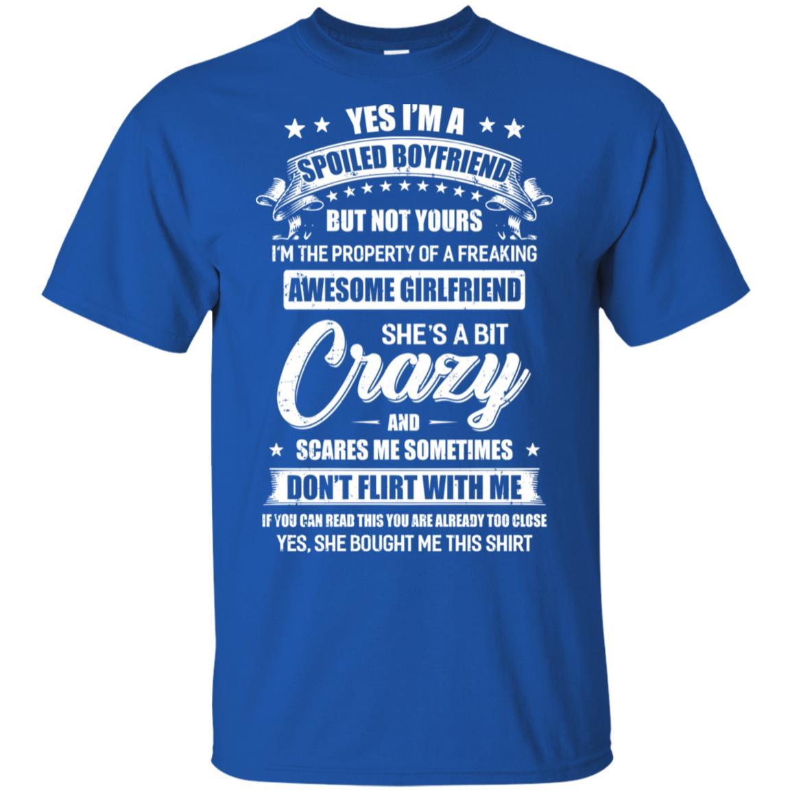 I'm A Spoiled Boyfriend But Not Yours Funny Girlfriend-T-Shirt & Hoodie-Classic T-Shirt-Royal