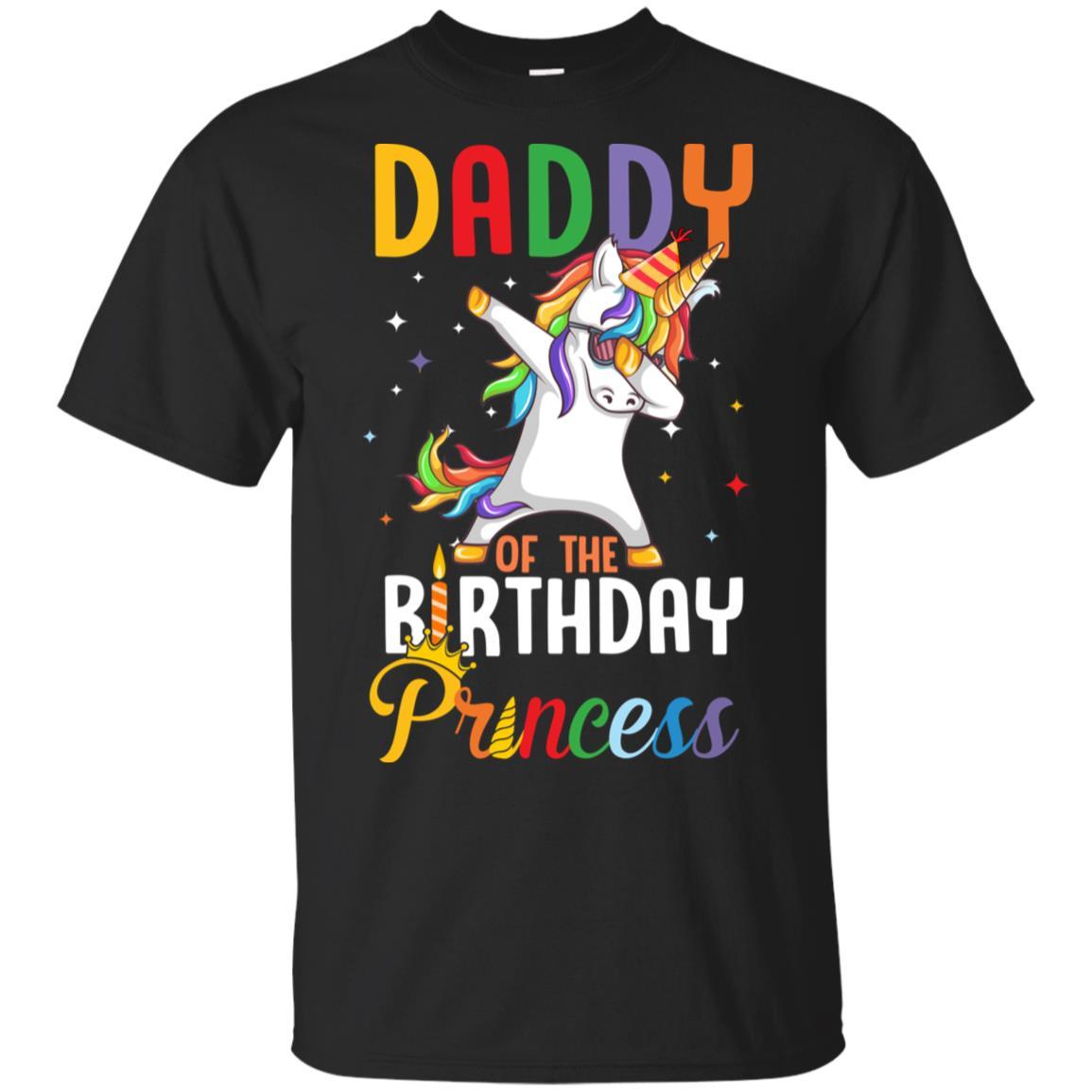 Daddy Of The Birthday Girl Dabbing Unicorn Party