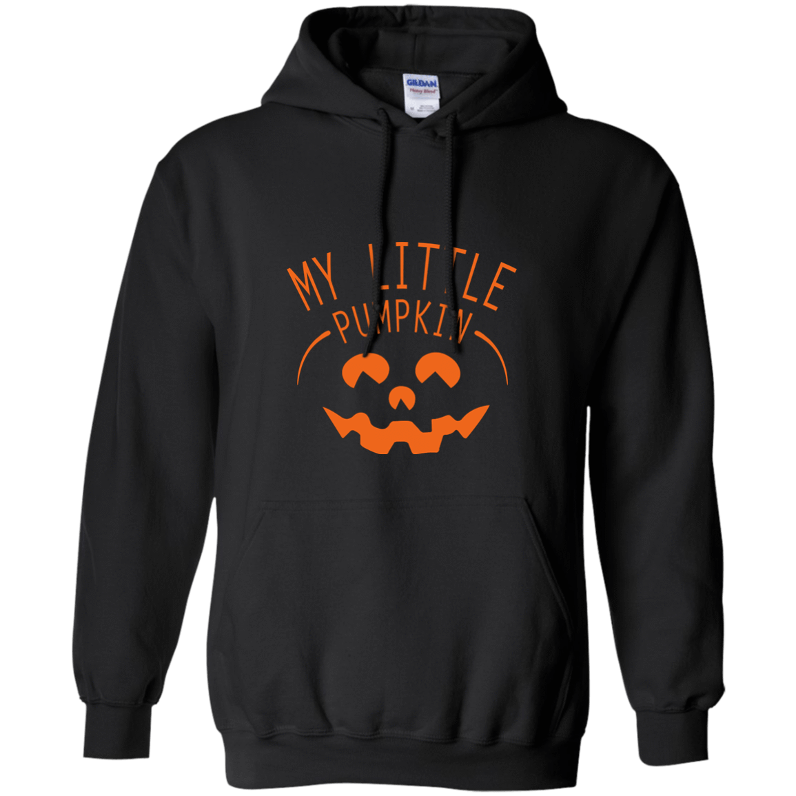 My Little Pumpkin Halloween Maternity Pregnancy Announcement-T-Shirt & Hoodie-Pullover Hoodie-Black