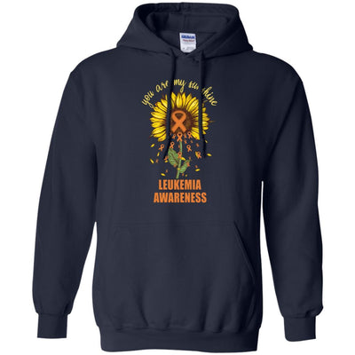 You Are My Sunshine Leukemia Awareness-T-Shirt & Hoodie-Pullover Hoodie-Navy