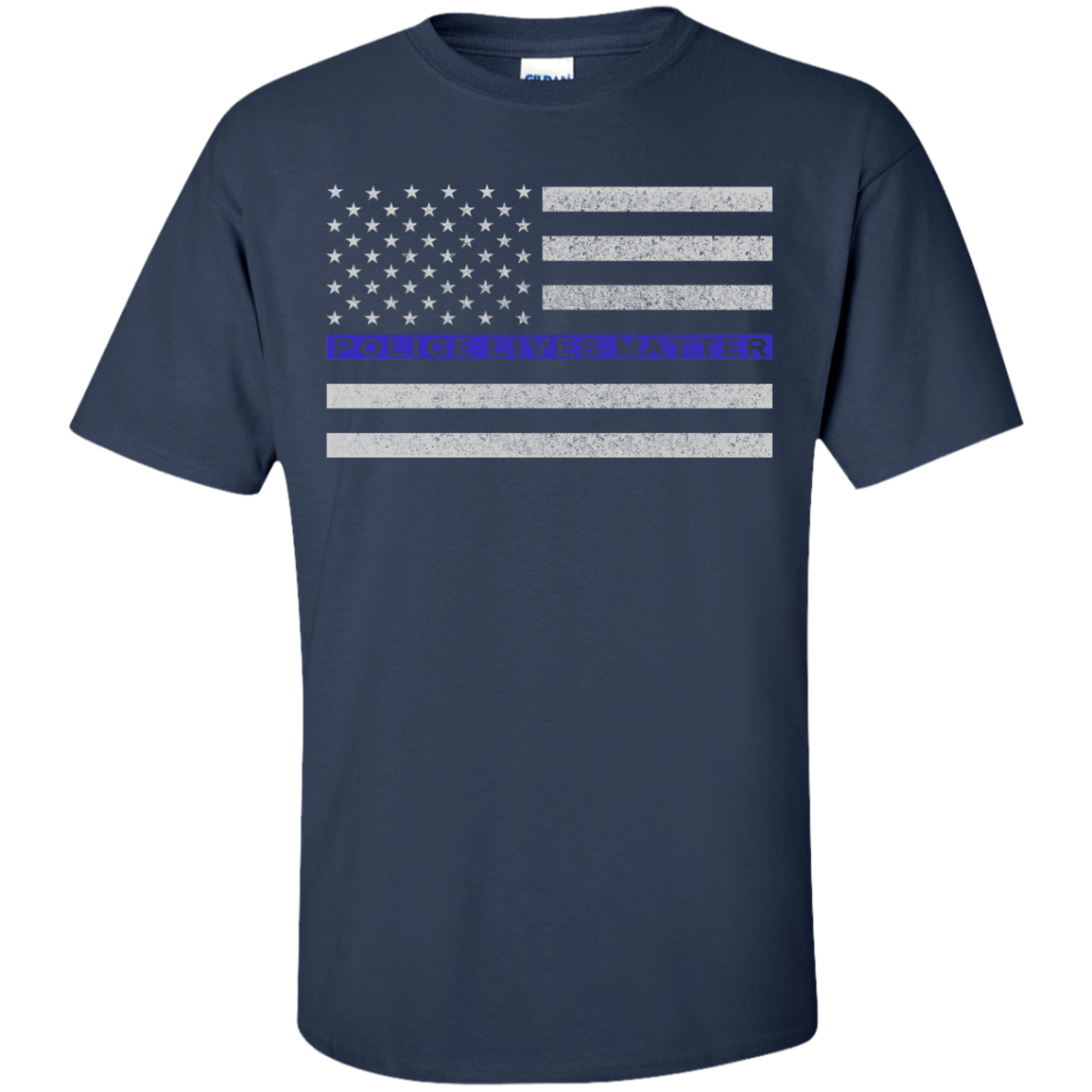 Police Lives Matter Support-T-Shirt & Hoodie-Classic T-Shirt-Navy