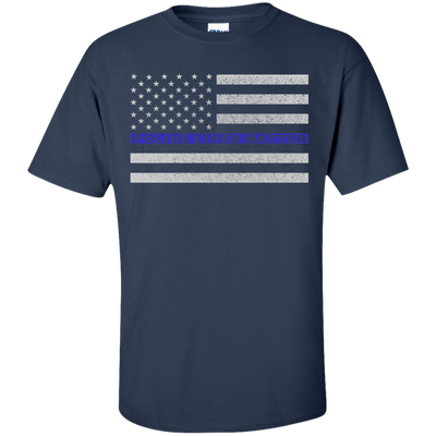 Police Lives Matter Support-T-Shirt & Hoodie-Classic T-Shirt-Navy